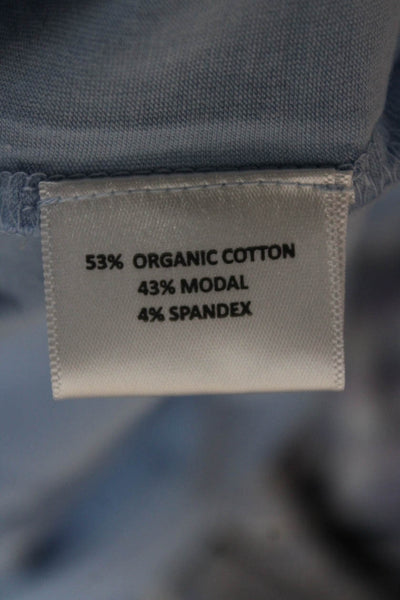 Peter Millar Mens Blue Crew Neck Short Sleeve Organic Cotton Tee Size 2XL