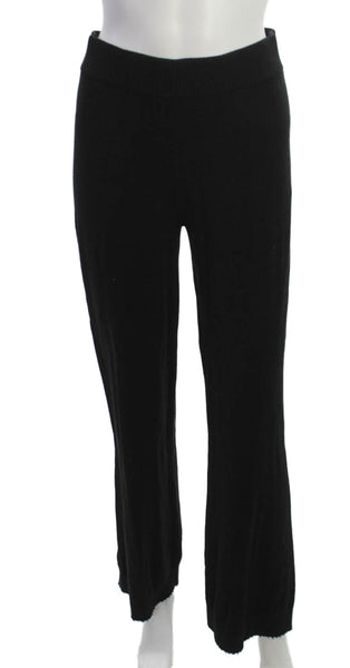 Minnie Rose Womens Dress Pants Black Cotton Pull On Size XS