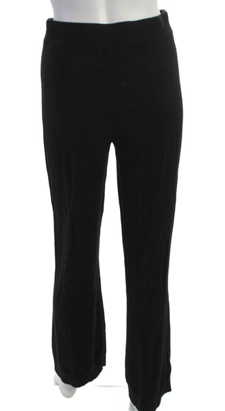Minnie Rose Womens Dress Pants Black Cotton Pull On Size XS