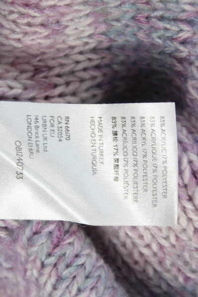 Maeve Anthropologie Womens Multicolor Mock Neck Pullover Long Sleeve Size L