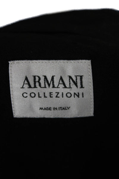 Armani Collezioni Women Basic Cashmere Sleeveless Round Neck Tank White Size L