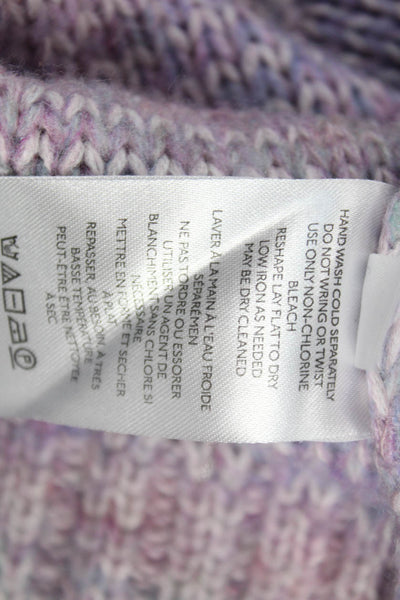 Maeve Anthropologie Womens Multicolor Mock Neck Pullover Long Sleeve Size L