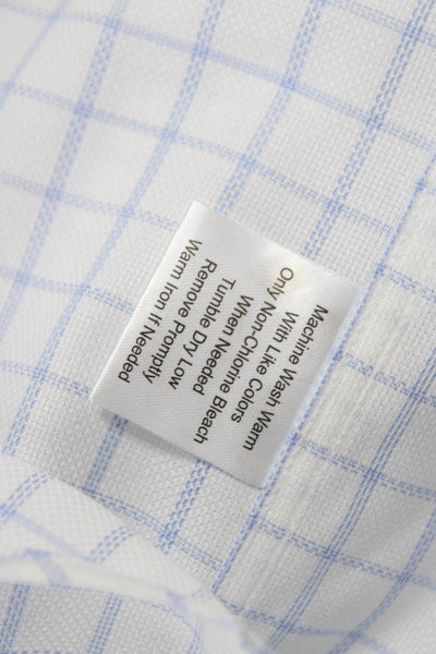 Pronto Uomo Mens Cotton Pocketed Button Down Shirt White Size 32