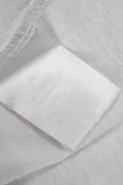 Z Supply Women Basic Sleeveless Tank White Polyester Round Neck Size S