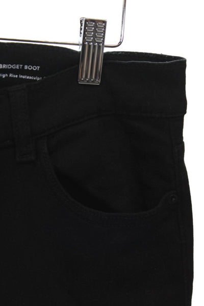 DL1961 Women Black High Rise Bootcut Jeans Cotton Blend Size 29