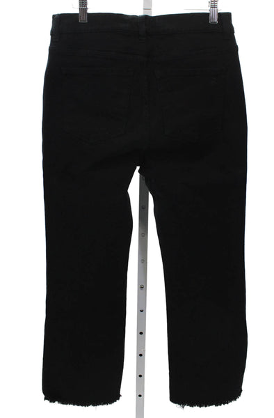 DL1961 Women Black High Rise Bootcut Jeans Cotton Blend Size 29