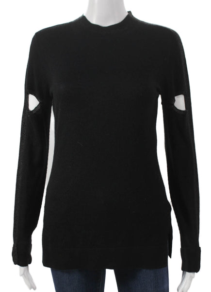 Amanda Wakeley Women Cashmere Black Pullover Sweater Size S