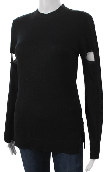 Amanda Wakeley Women Cashmere Black Pullover Sweater Size S