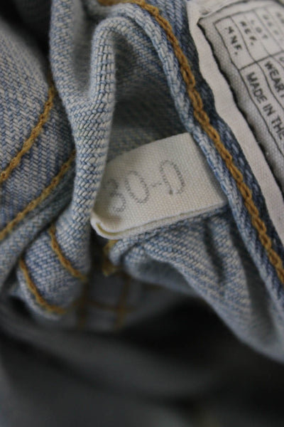 Current/Elliott Womens Boyfriend Jeans Blue High Rise Size 30