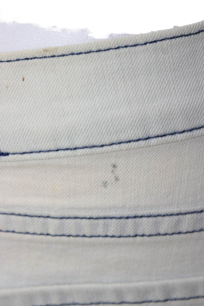 7 For All Mankind Women Bootcut Jeans Blue Cotton High Rise Size 29