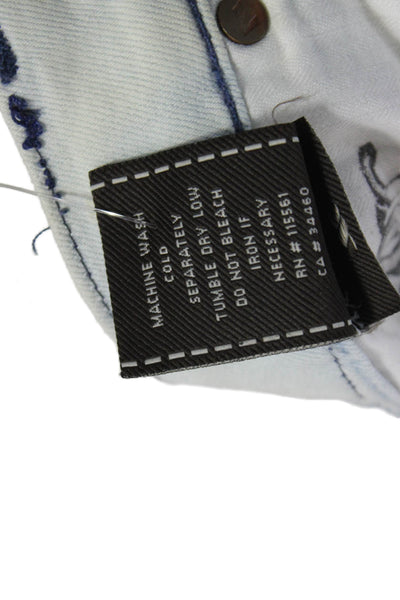 7 For All Mankind Women Bootcut Jeans Blue Cotton High Rise Size 29