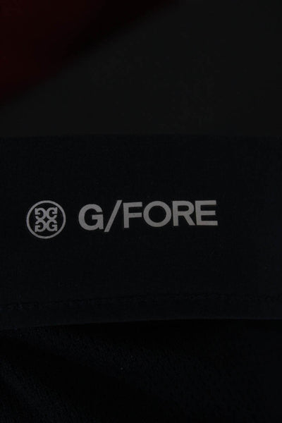 G/Fore Mens Athletic Blue Polyester Shorts Button Size 38