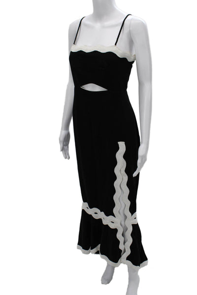 Jonathan Simkhai Women Black Mermaid Sweetheart Dress Size 8