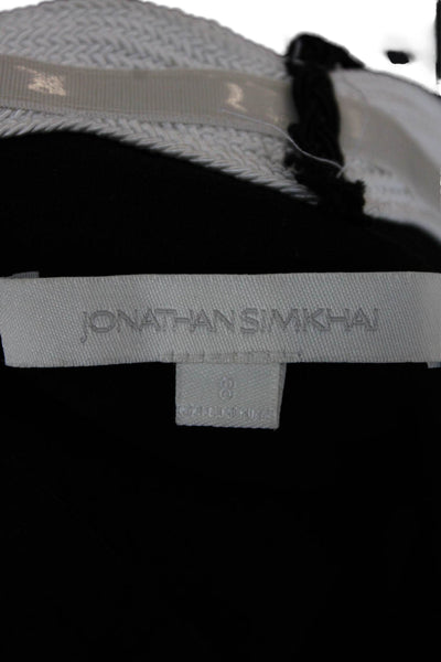 Jonathan Simkhai Women Black Mermaid Sweetheart Dress Size 8