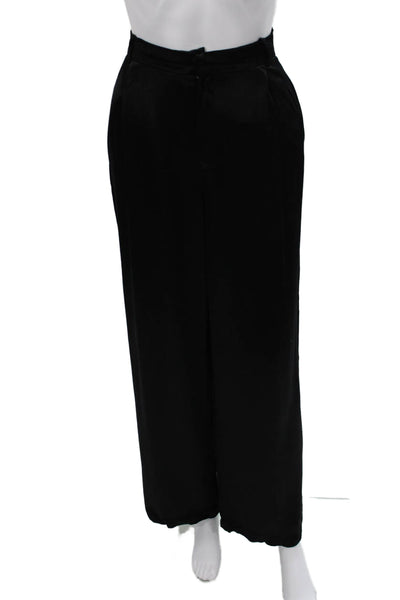 Trf Collection Zara Women Black Viscose Dress Pants Button Size S