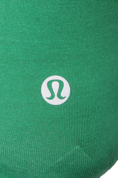 Lululemon Mens Basic Green Cotton Crew Neck T-Shirt Short Sleeve Size L
