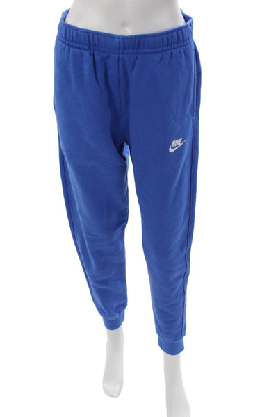 Nike Unisex Adults Jogger Pants Blue Cotton Size S
