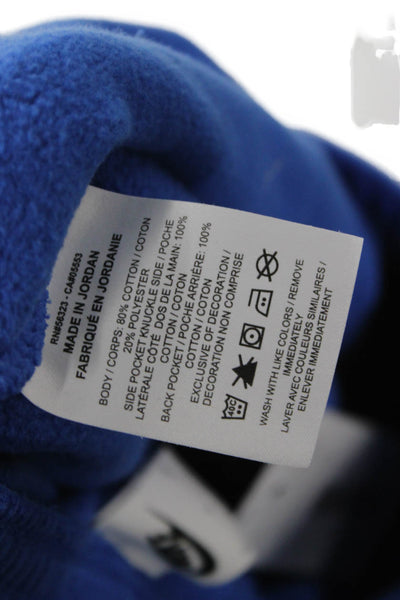 Nike Unisex Adults Jogger Pants Blue Cotton Size S