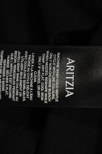 Babaton Womens Basic Black Mock Neck Sleeveless Viscose Tank Size XS