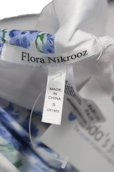 Flora Nikrooz Women Kimono Floral V-Neck Tie 3/4 Sleeve Polyester Size S