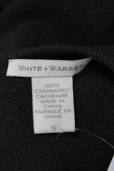 White + Warren Womens Tank Dress Brown Cashmere Sleeveless Scoop Neck Size S