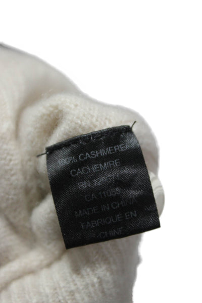 360 Cashmere Women Cashmere V Neck Long Sleeve Cardigan Beige Size XS