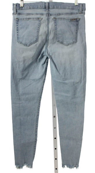 Joes Women Blue Ankle Jeans Cotton Mid Rise Size 30