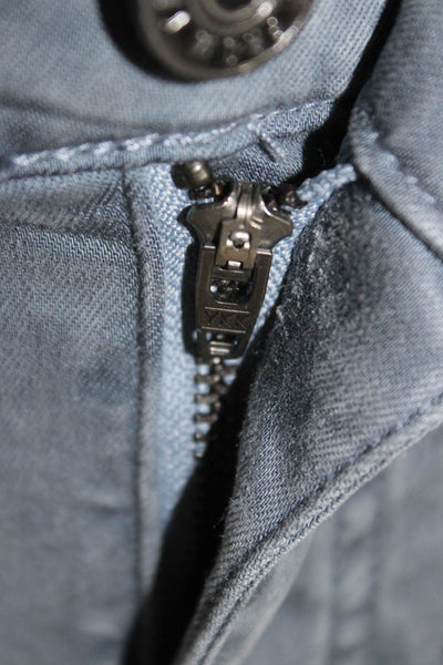 KUT from the Kloth Women Cargo Pants Blue Lyocell Button Inseam 29 Size 00