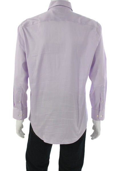 Bonobos Mens Purple Collared Dress Shirt Size 16