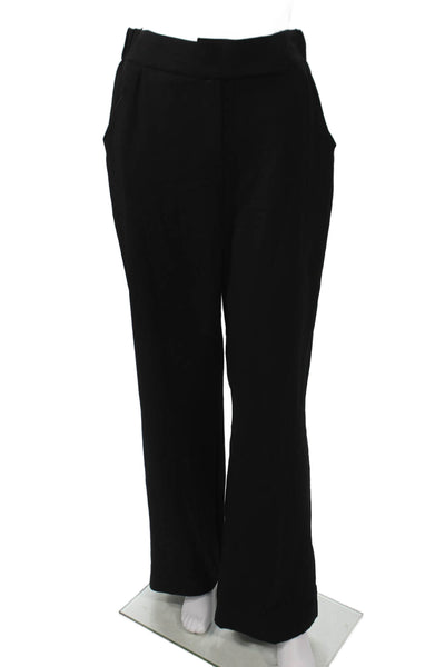 Theo Womens Dress Pants Black Cotton Size S