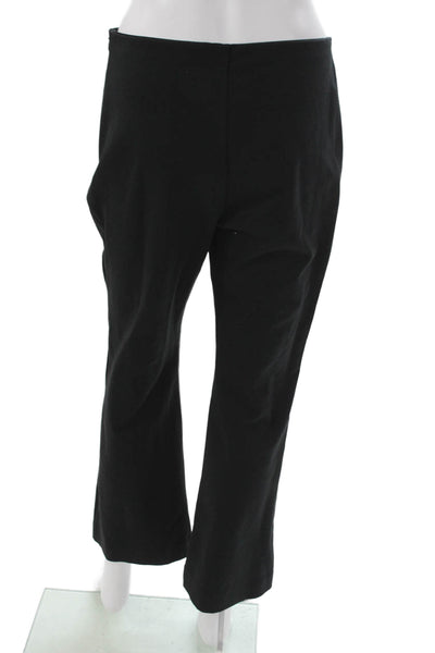 Everlane Women Dress Pants Black Organic Cotton Zip Inseam 27 Size M