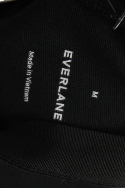 Everlane Women Dress Pants Black Organic Cotton Zip Inseam 27 Size M
