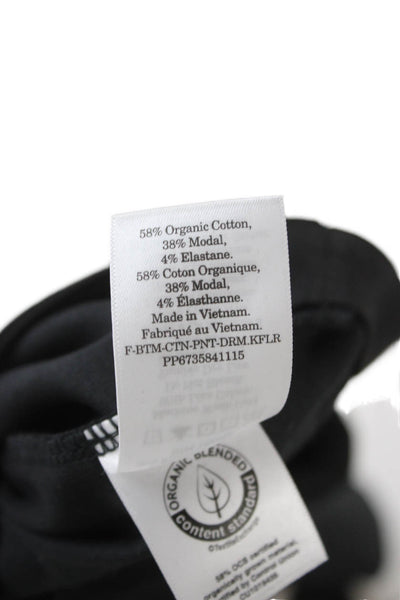 Everlane Women Dress Pants Black Organic Cotton Zip Inseam 27 Size M