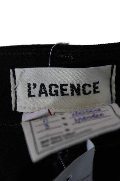L'Agence Women Bootcut Jeans Black High Rise Size 29