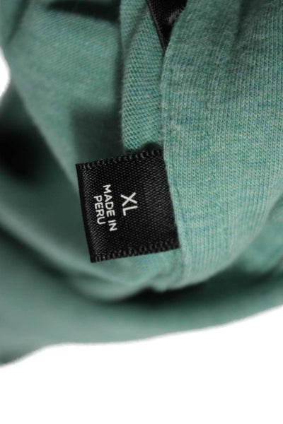 Travis Mathew Mens Green Pima Cotton Polo Short Sleeve Collared Size XL