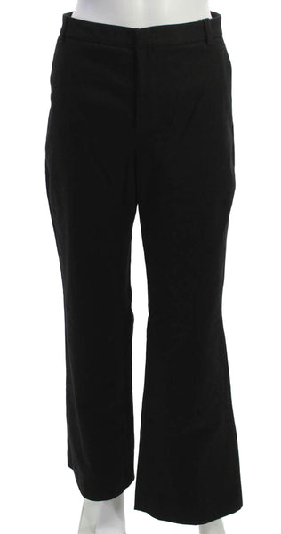 Vince Womens Dress Pants Black Cotton Zip Solid Fall Size 6