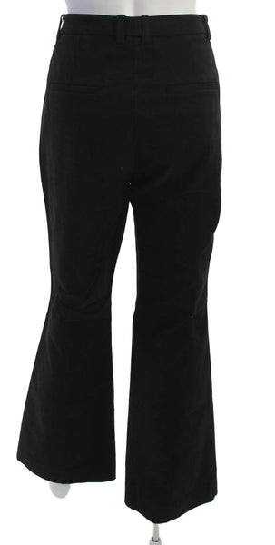 Vince Womens Dress Pants Black Cotton Zip Solid Fall Size 6