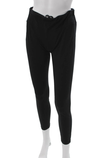 Sweaty Betty Womens Ankle Leggings Black Drawstring Size L