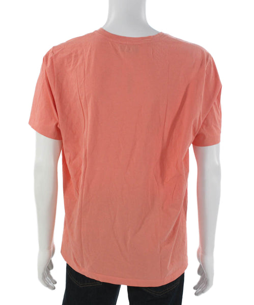 APC Mens Orange T-Shirt 100% Cotton Short Sleeve Size 2XL