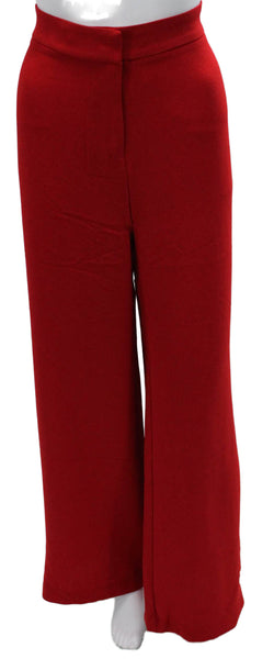 Nanette Nanette Lepore Womens Red Solid Polyester Dress Pants Size 8