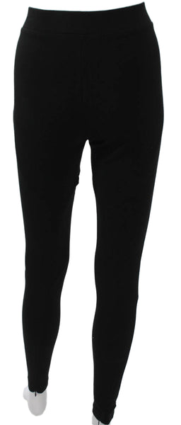 Theory Womens Ankle Leggings Black Viscose Solid Inseam 30 Size M