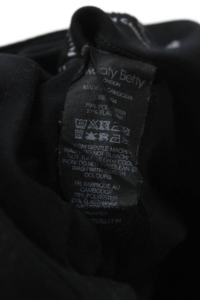 Sweaty Betty Womens Ankle Leggings Black Drawstring Size L