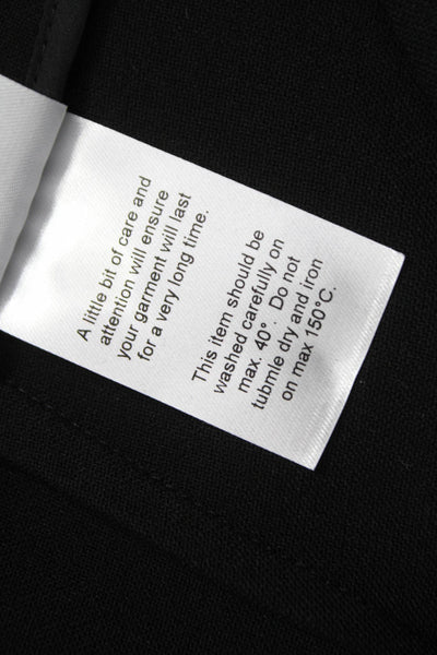 Oscar The Collection Women Dress Pants Black Polyester Size 44