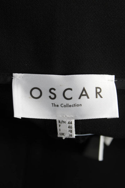 Oscar The Collection Women Dress Pants Black Polyester Size 44