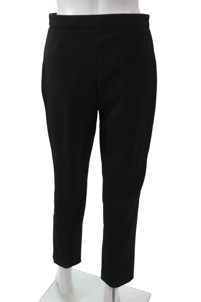 Oscar The Collection Women Black Ankle Pants Polyester Hook & Eye Size 44