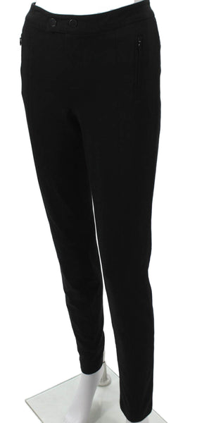 Vince Women Black Cotton Dress Pants Size 8