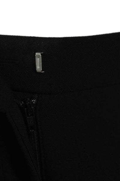 Oscar The Collection Women Black Ankle Pants Polyester Hook & Eye Size 44