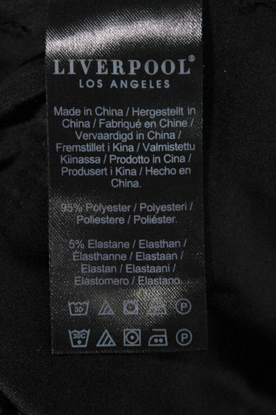 Liverpool Los Angeles Women Dress Pants Black Polyester Zip Size 8