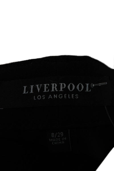 Liverpool Los Angeles Women Dress Pants Black Polyester Zip Size 8