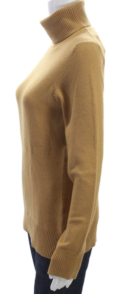 French Connection Women Brown Wool Turtleneck Pullover Long Sleeve Size L